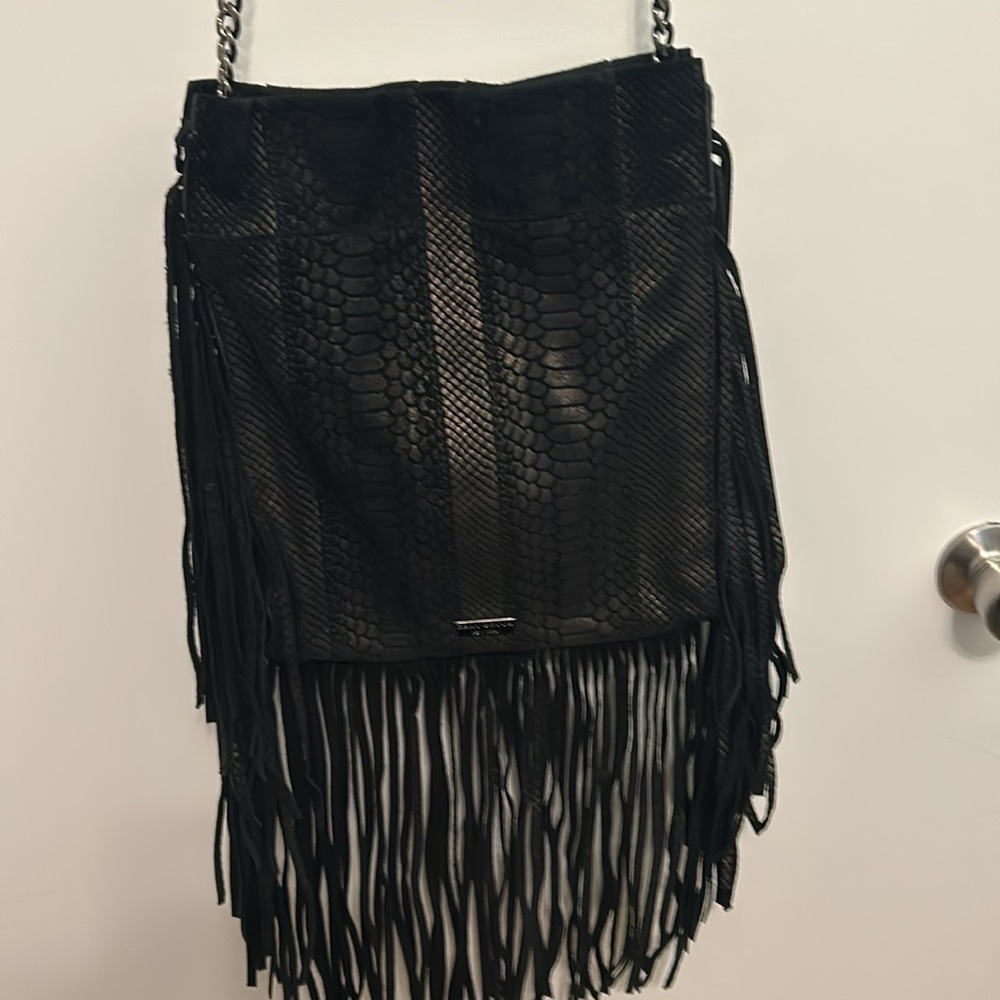 Fringe Leather Bag